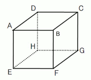 中学　数学　問題演習　切断する立方体の見取り図