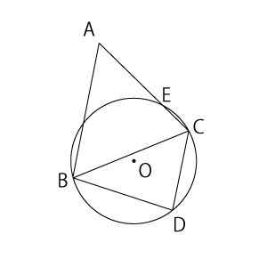 中学　数学　問題演習　円周角を使った問題の図