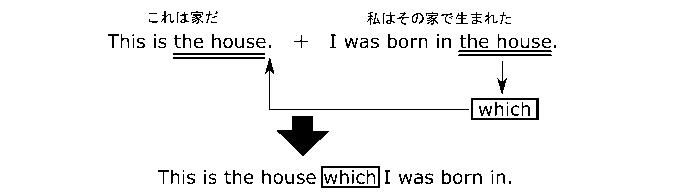 高校　英語　問題演習　関係副詞ではなく関係代名詞を使う理由の図示